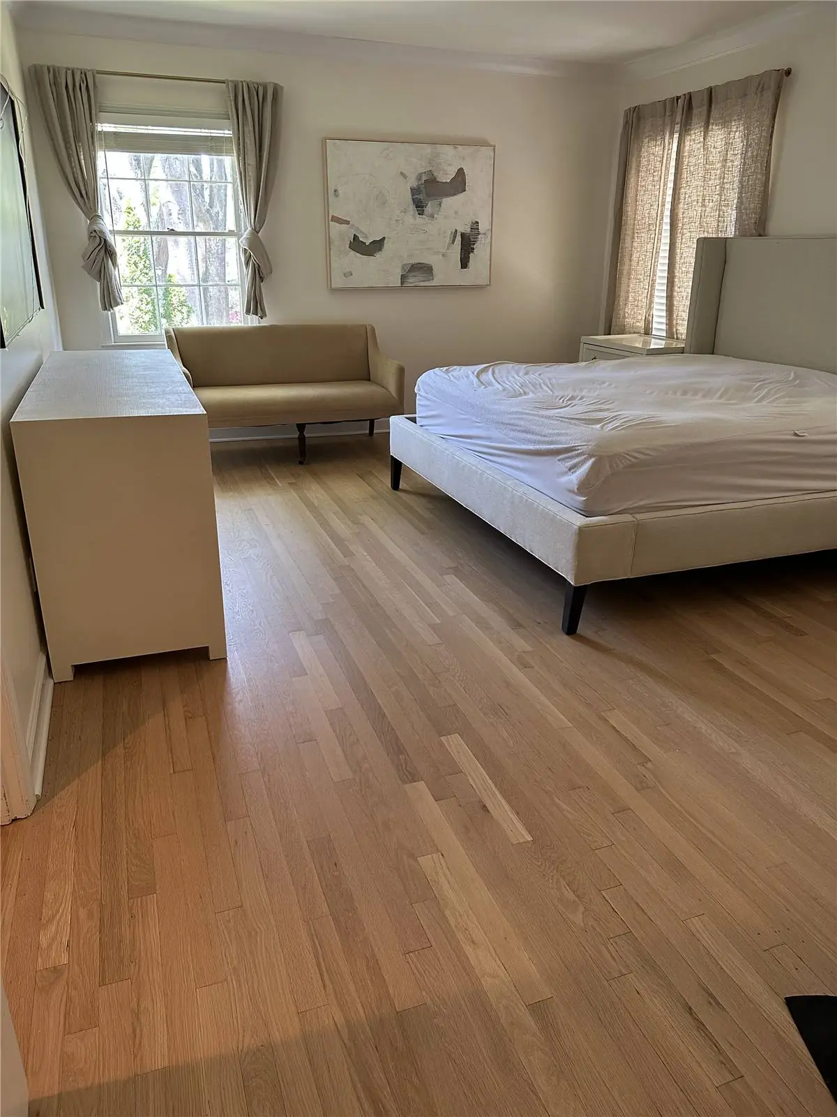 Hardwood flooring installation