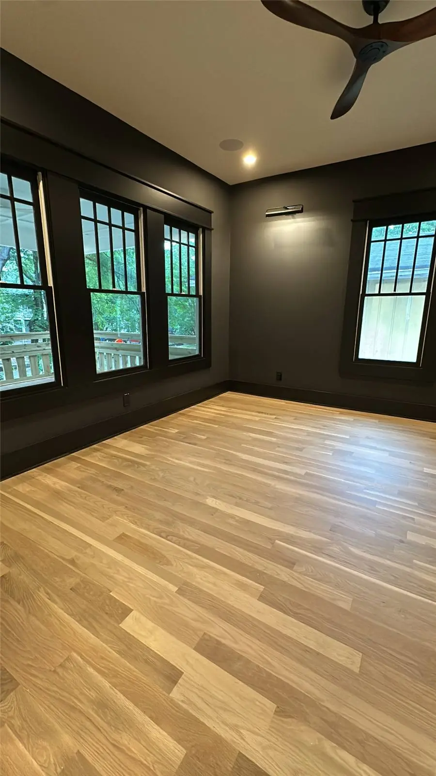 Finished residential floor