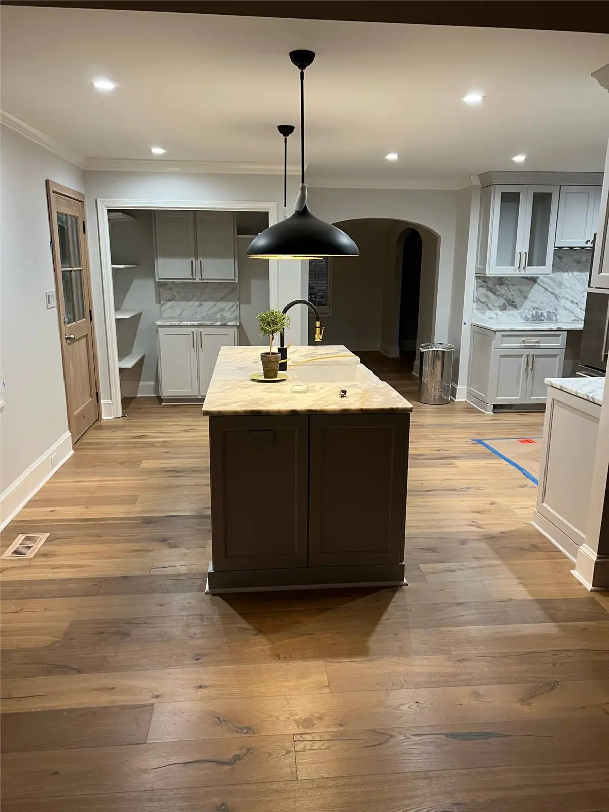 Refinished hardwood